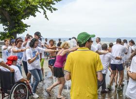 Foto tratte dall'edizione 2014 della manifestazione dedicata agli utenti del Disabile adulto della Asl