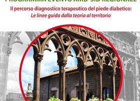 La locandina dell'evento dedicato al piede diabetico