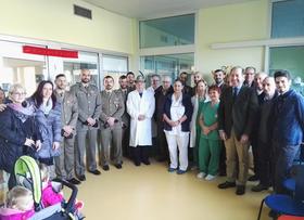 La cerimonia di donazione alla Pediatria di Belcolle