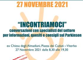 Asl Viterbo: "Informazione e orientamento ai familiari e ai pazienti affetti dalla malattia di Parkinson per la giornata nazionale promossa dalla Limpe"